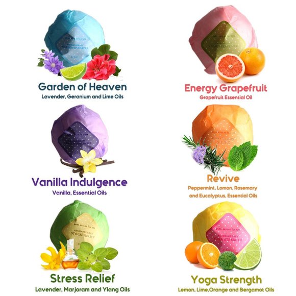 Pure Nature Lux Spa Bath Bombs Variety Gift Box - NEW - Picture 3 of 4